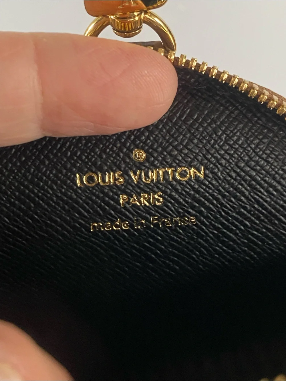 Louis Vuitton round coin purse